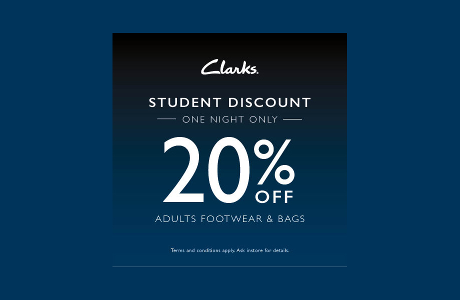 clarks discount code student
